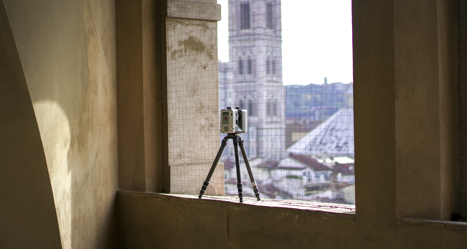 Der RTC360 blickt über Giottos Campanile und die Stadt Florenz. – Quelle: 